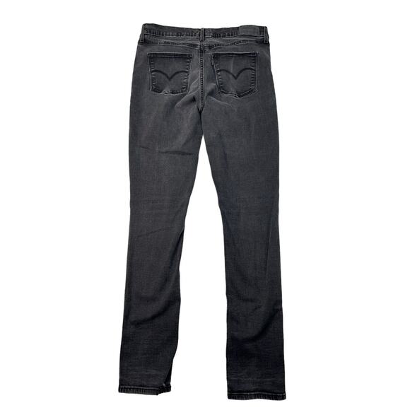 Levi’s Slimming Skinny Jeans Mid Rise Stretch Denim Black Womens 32 - Picture 2 of 7